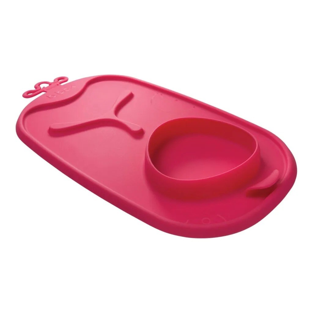 Roll & Go Mealtime Mat -Strawberry Shake Pink | B.box