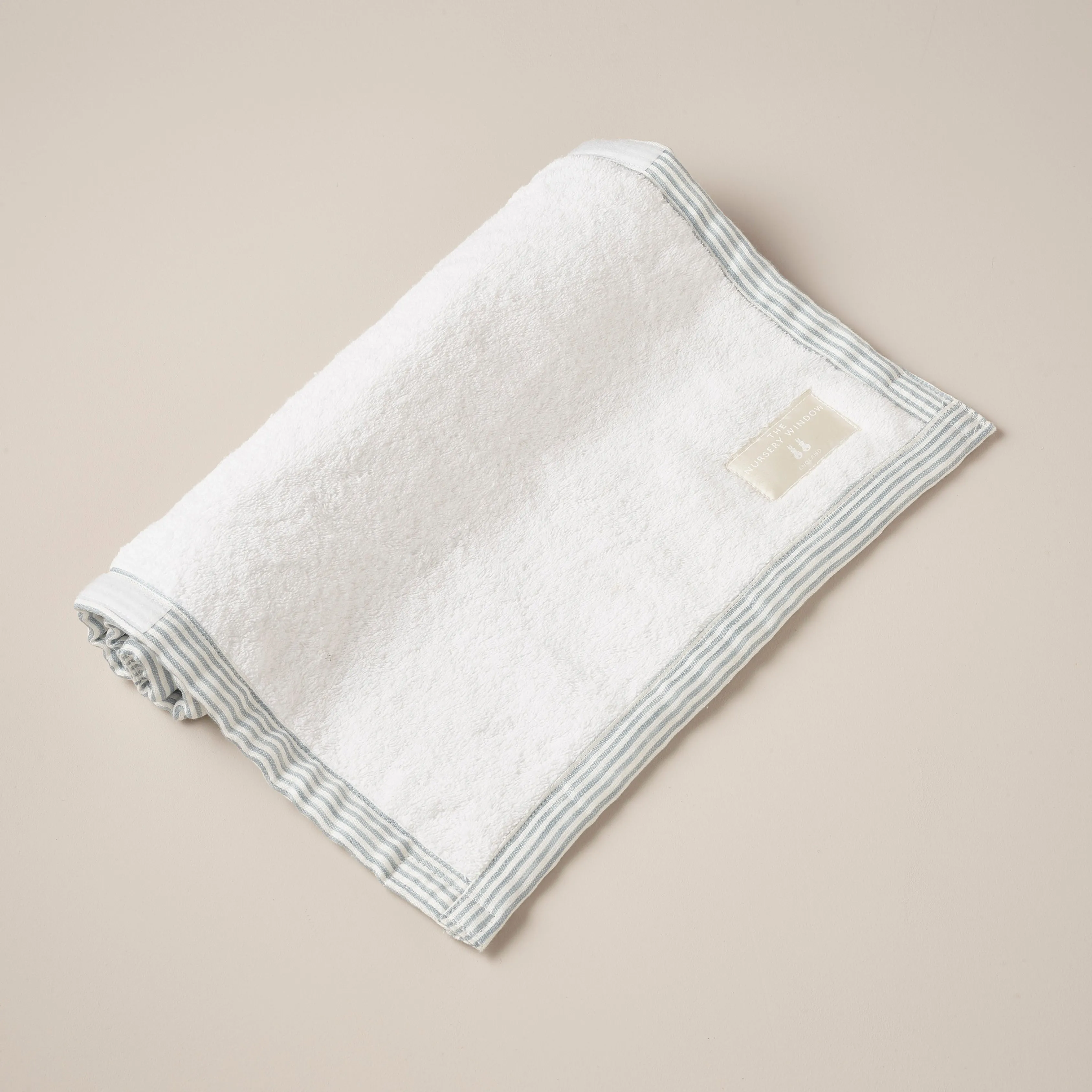 Roll Up Changing Mat- Traditional Linen Stripe Trim