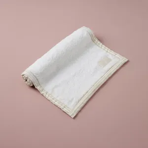 Roll Up Changing Mat- Traditional Linen Stripe Trim