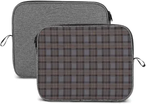Ross Red Tartan Clans Large Capacity Portable Laptop Case Unisex