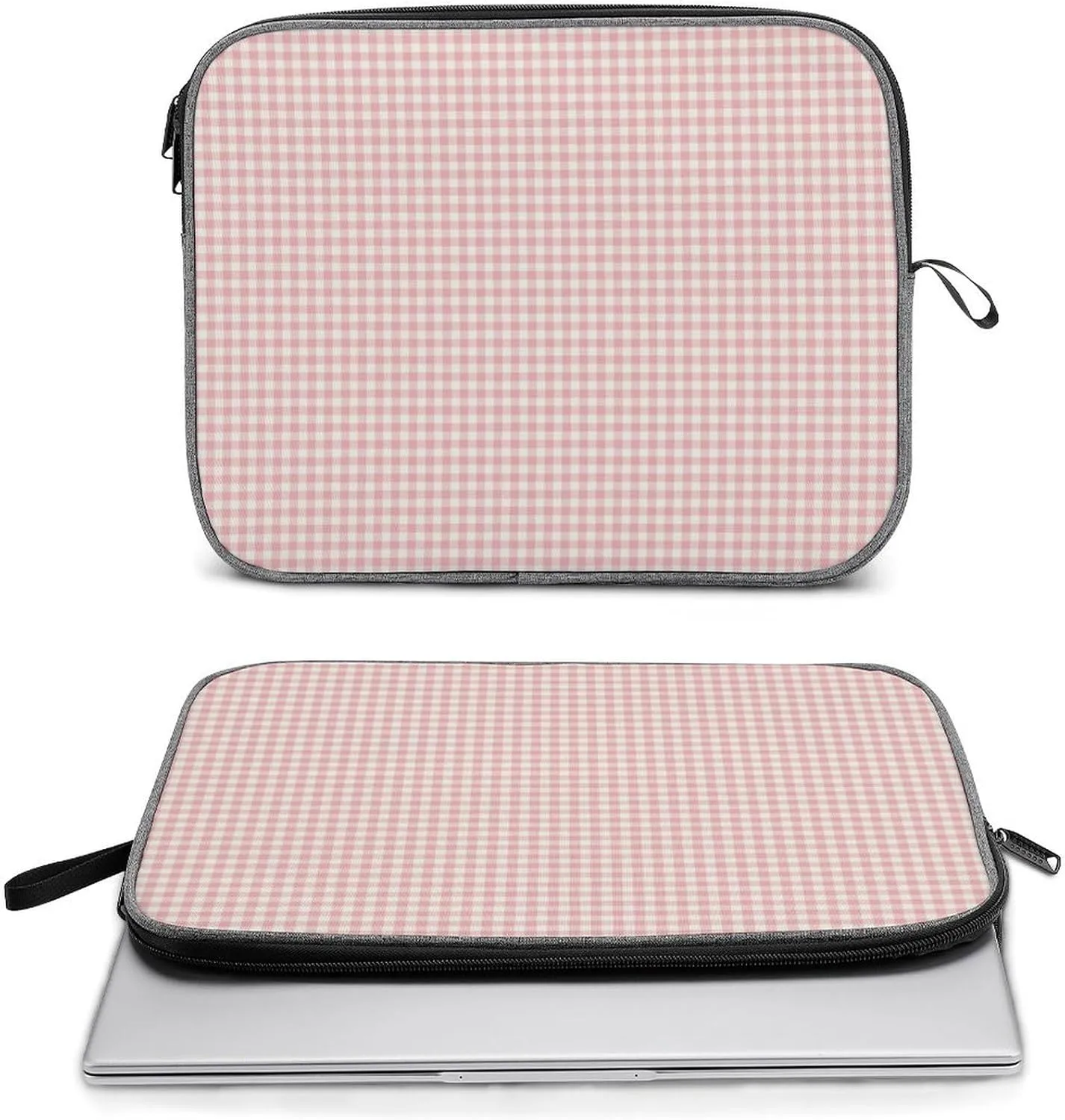 Ross Red Tartan Clans Large Capacity Portable Laptop Case Unisex