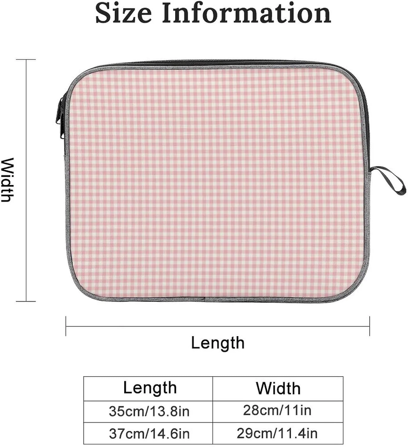 Ross Red Tartan Clans Large Capacity Portable Laptop Case Unisex