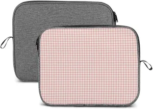 Ross Red Tartan Clans Large Capacity Portable Laptop Case Unisex