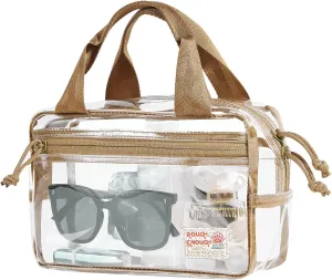 Rough Enough Clear Stadium Bag Handbag for Women Event Concert Sport Fans Fashion Cute Stylish