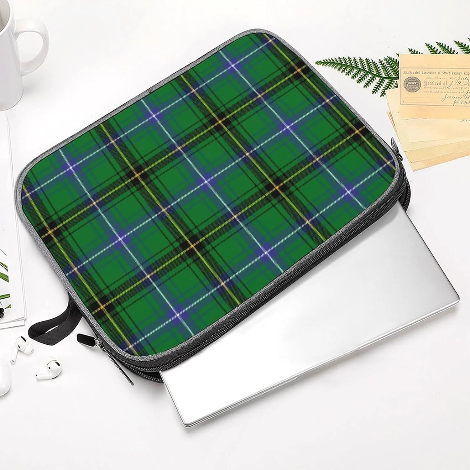 Royal Stewart Tartan Large Capacity Portable Laptop Case Unisex