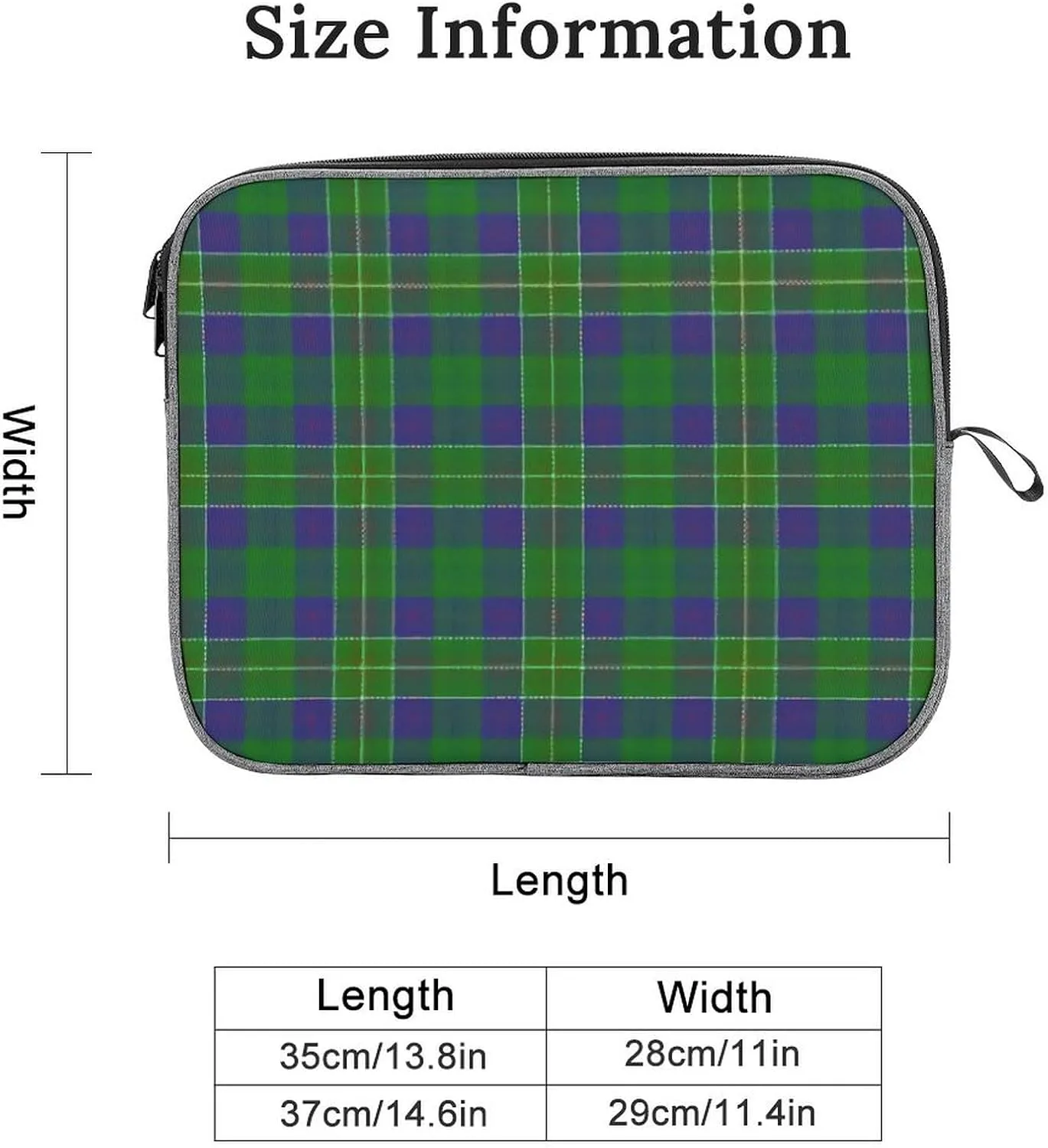 Royal Stewart Tartan Large Capacity Portable Laptop Case Unisex