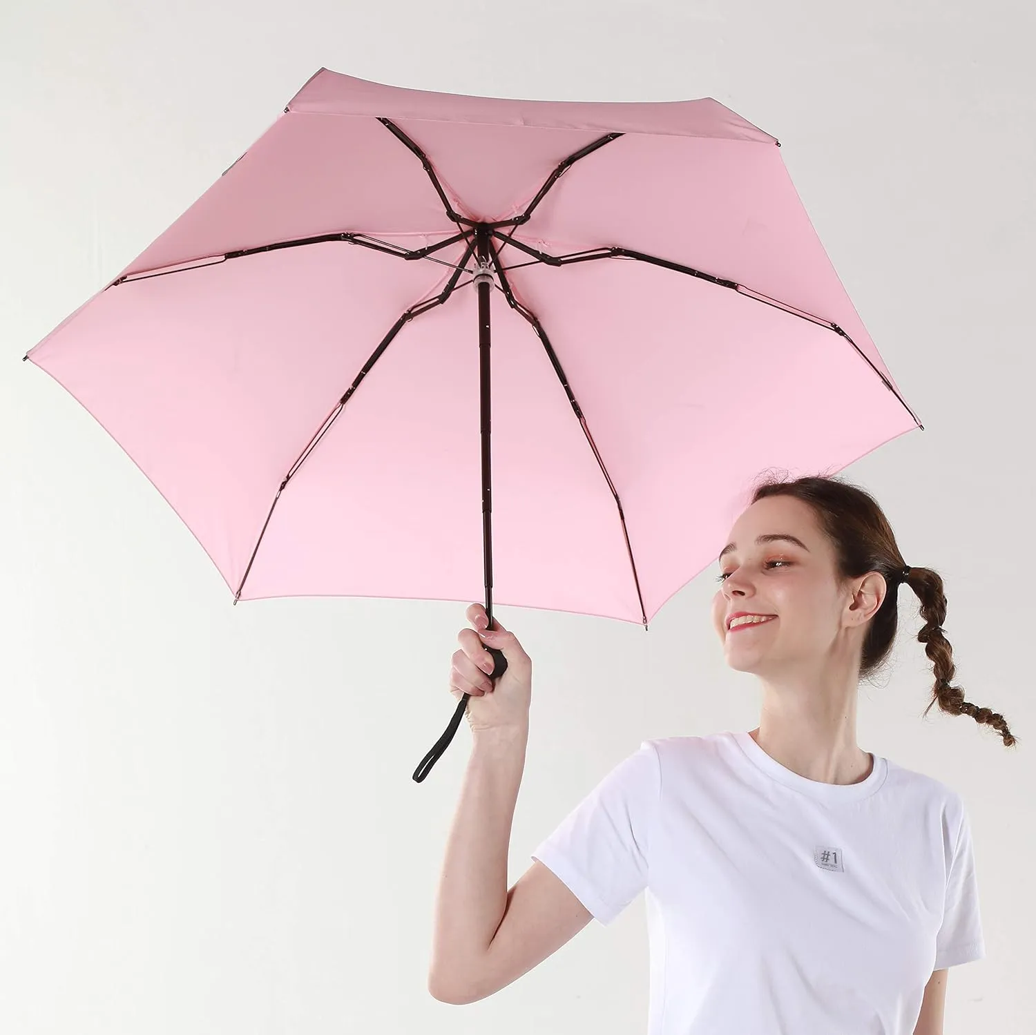 RUMBRELLA Mini Teflon Purse Umbrella With 99% UV Protection for Travel