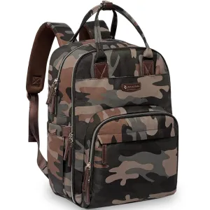 Ruvalino Classic Diaper Bag Backpack - Camo