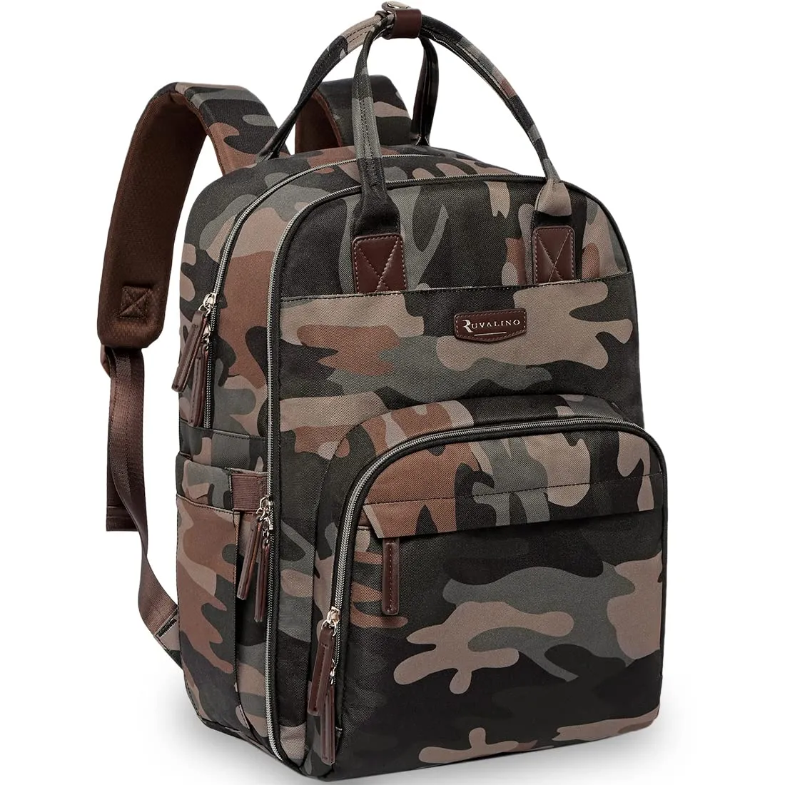Ruvalino Classic Diaper Bag Backpack - Camo