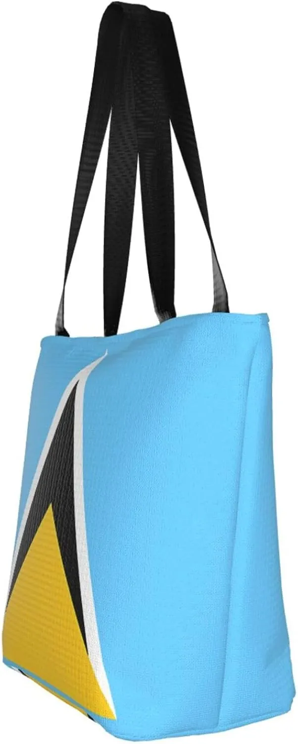 Salvadoran El Salvador Map Flag Women's Tote Bag Shoulder Bag Shopping Handbag Large Capacity Handbag With Zipper