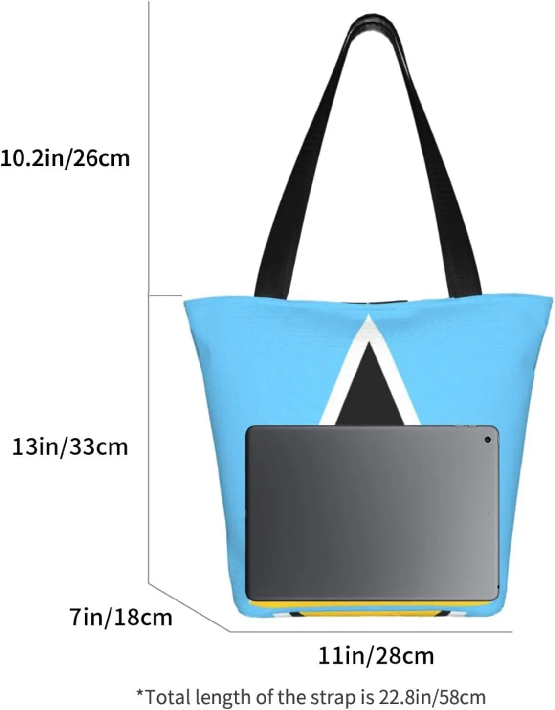 Salvadoran El Salvador Map Flag Women's Tote Bag Shoulder Bag Shopping Handbag Large Capacity Handbag With Zipper