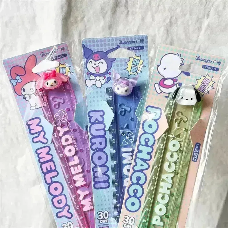 Sanrio Folding Ruler with Shapes (30 cm)