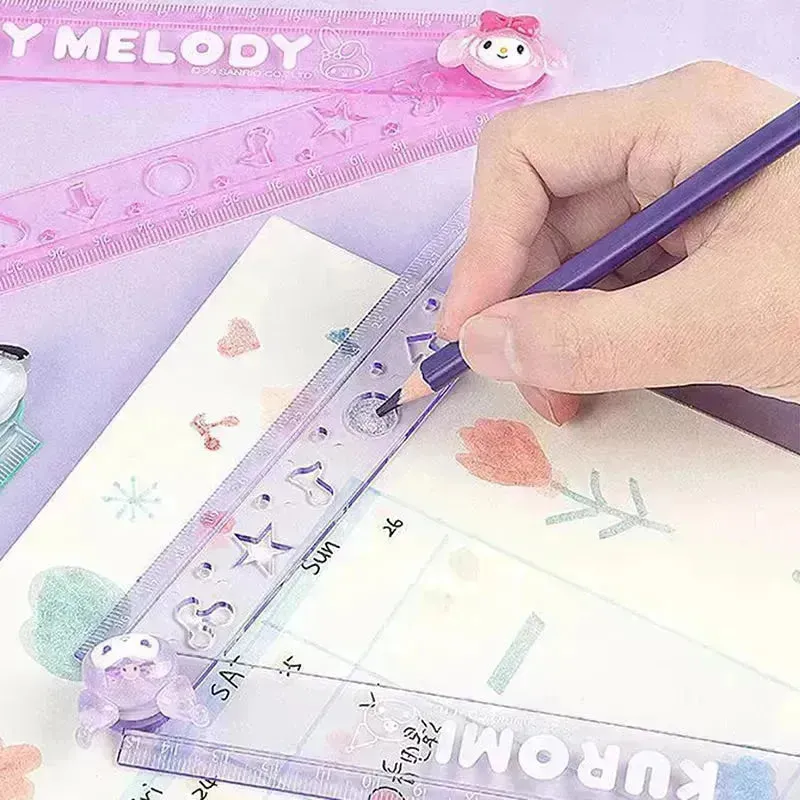 Sanrio Folding Ruler with Shapes (30 cm)