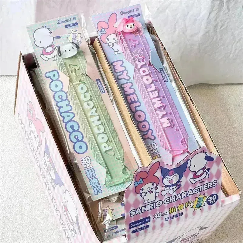 Sanrio Folding Ruler with Shapes (30 cm)