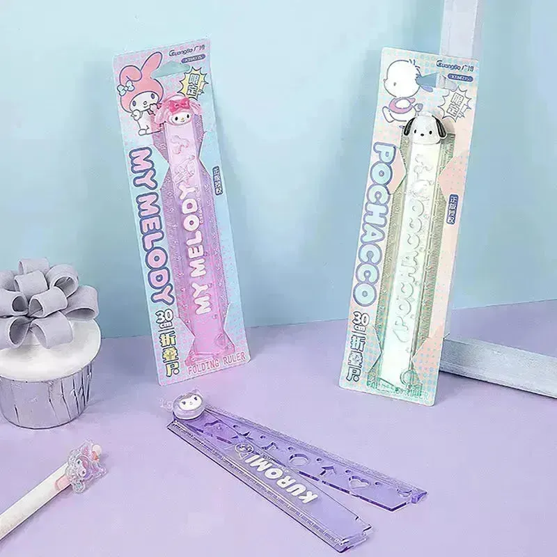 Sanrio Folding Ruler with Shapes (30 cm)