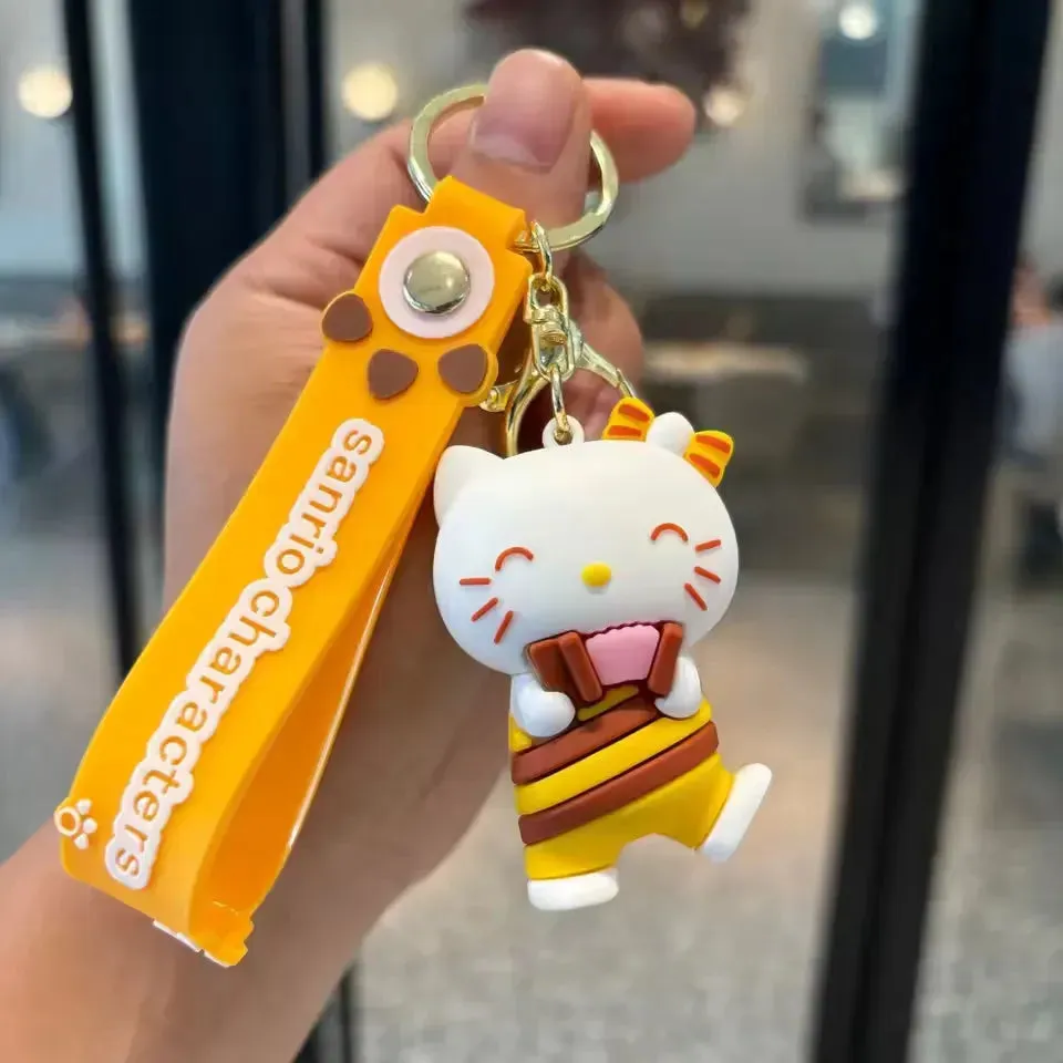 Sanrio Honeycomb Buzz Bee Keychain