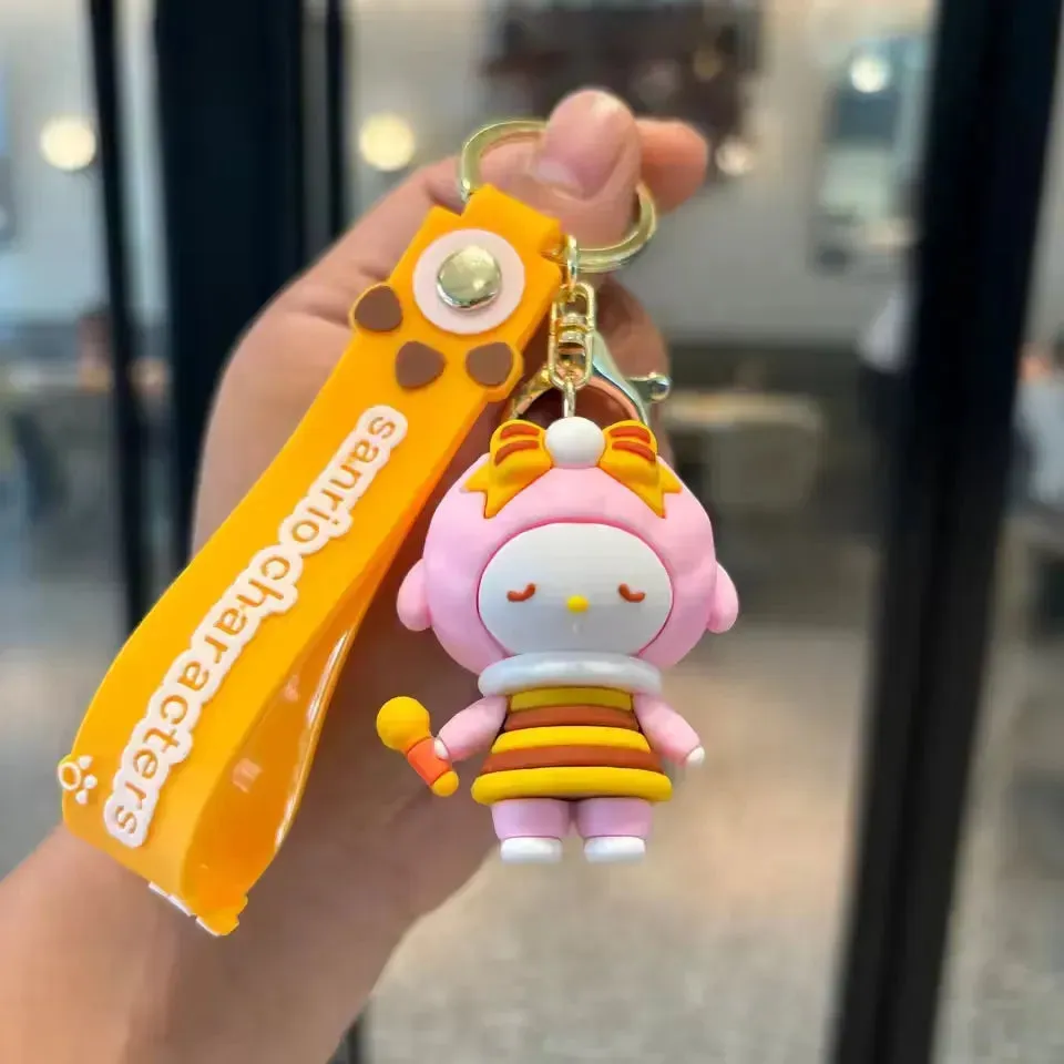 Sanrio Honeycomb Buzz Bee Keychain