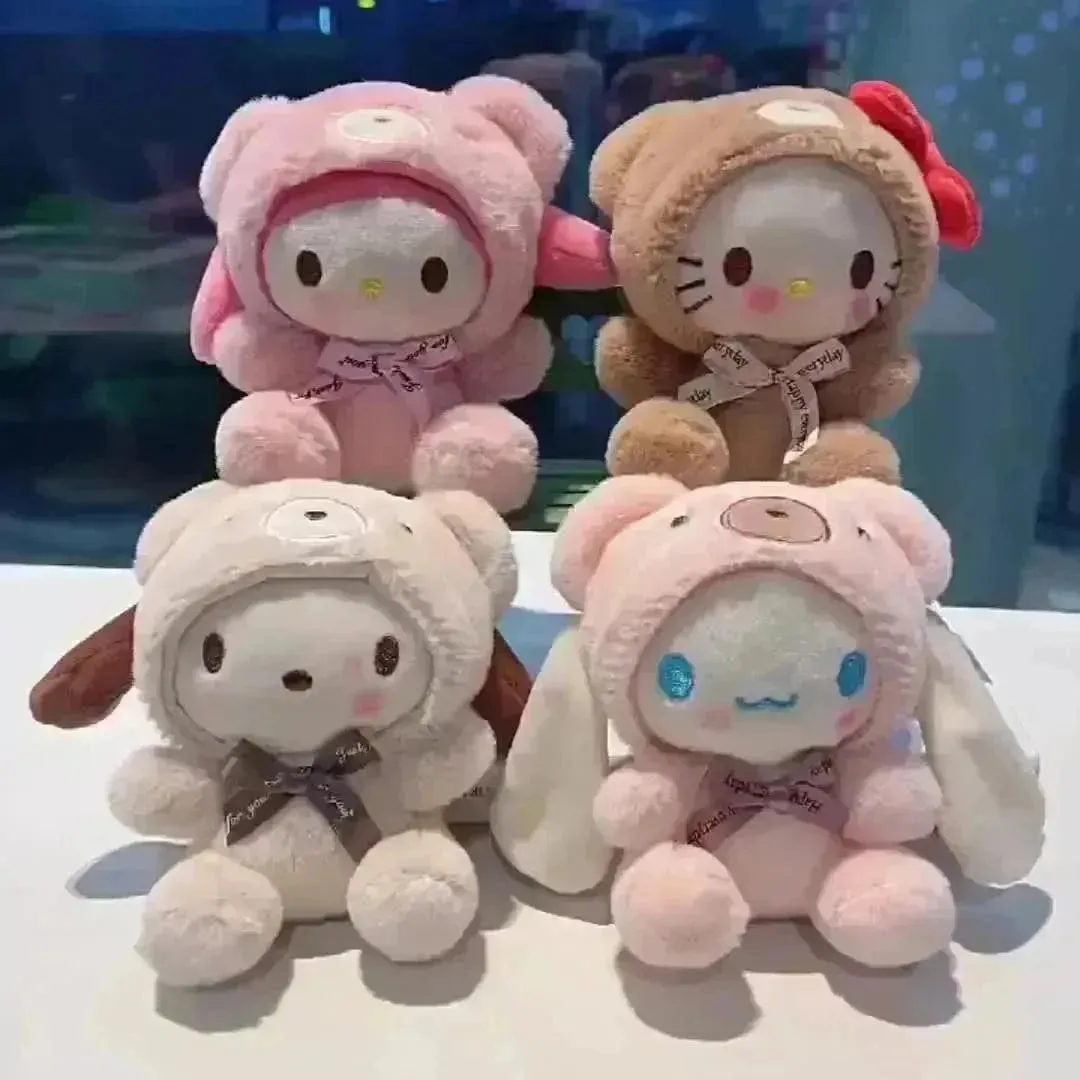 Sanrio Winter Warmth Plush Keychain