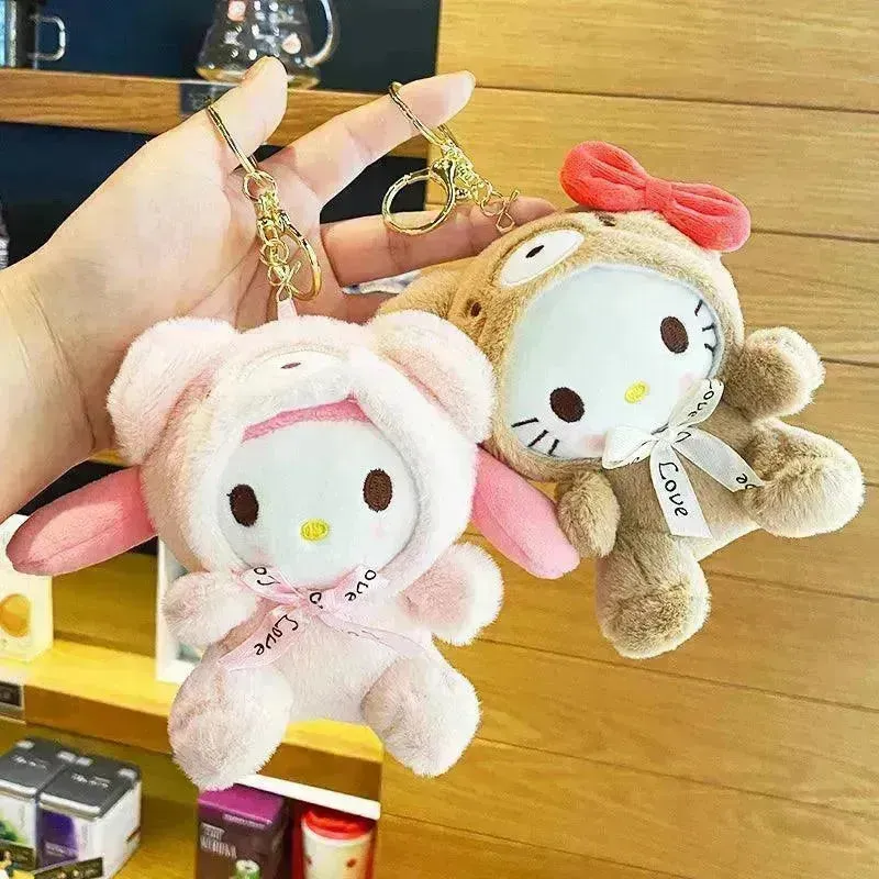 Sanrio Winter Warmth Plush Keychain