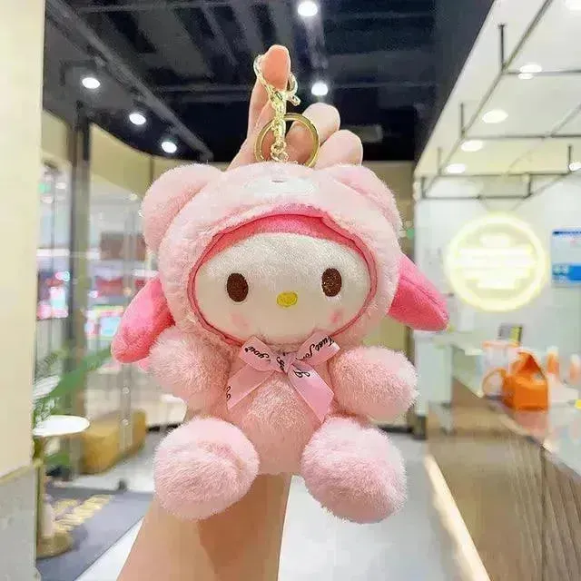 Sanrio Winter Warmth Plush Keychain