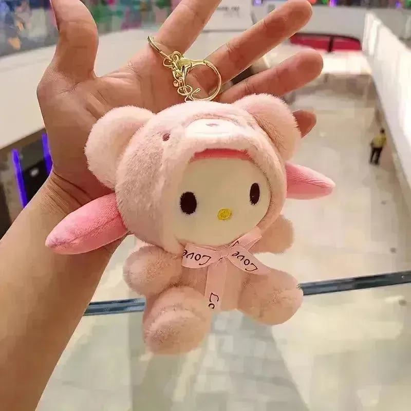 Sanrio Winter Warmth Plush Keychain