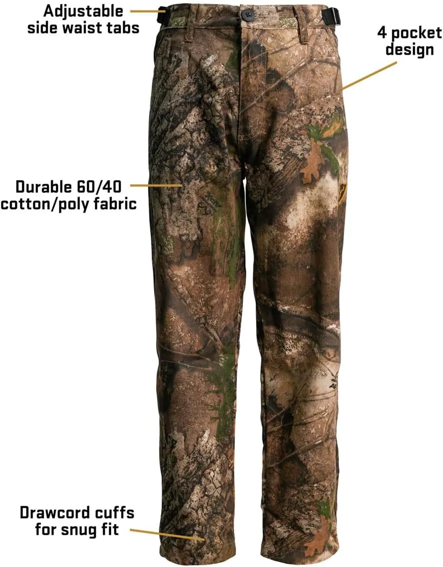 Scent Blocker Shield Series Youth Fused Cotton Pants, Hunting Pants for Kids