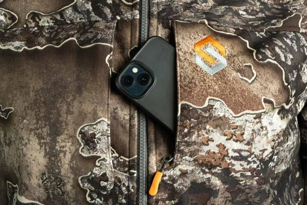ScentLok BE:1 Paradigm Jacket - Midweight Wind and Water Resistant Camo Hunting Jacket