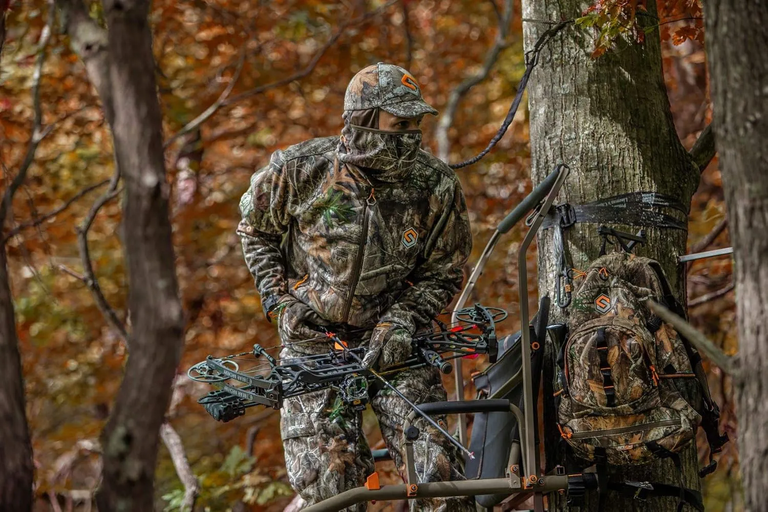 ScentLok Forefront Camo Hunting Pants - Midweight & Water Repellent Pants with Carbon Alloy Odor Reducing Technology