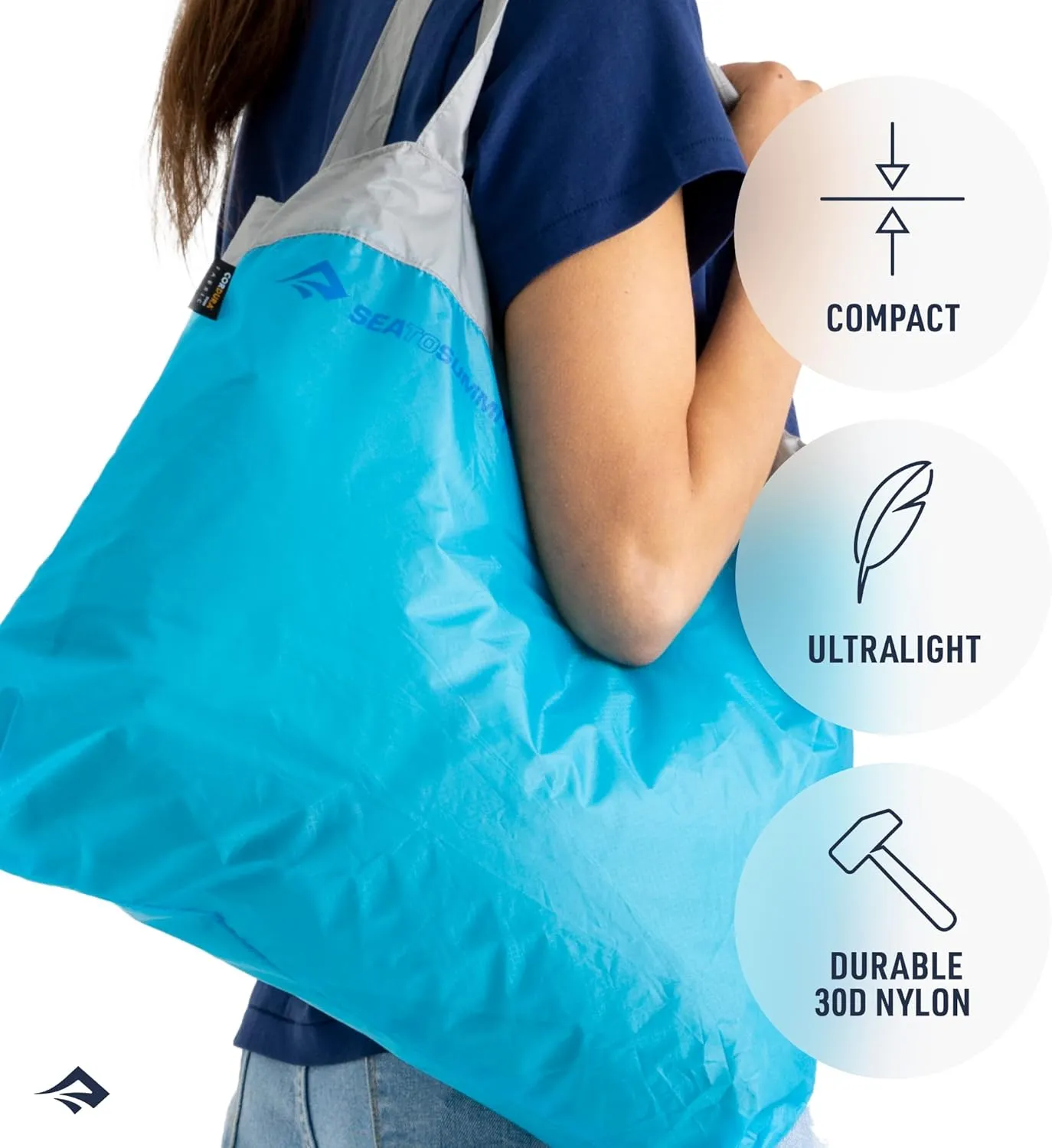 Sea to Summit Ultra-Sil Reusable Shopping Bag, Spicy Orange