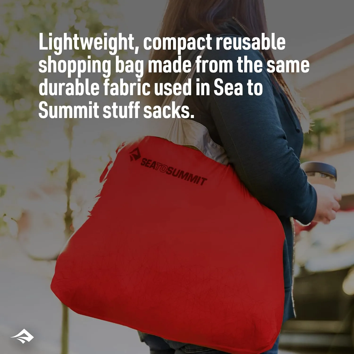 Sea to Summit Ultra-Sil Reusable Shopping Bag, Spicy Orange