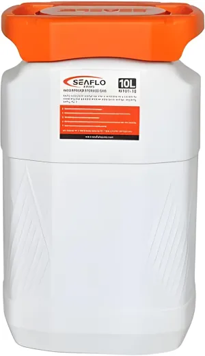 SEAFLO Waterproof Storage Bins with Lid for Marine, RV, Storage, Kayak, Camping 2.64 Gal / 10 L