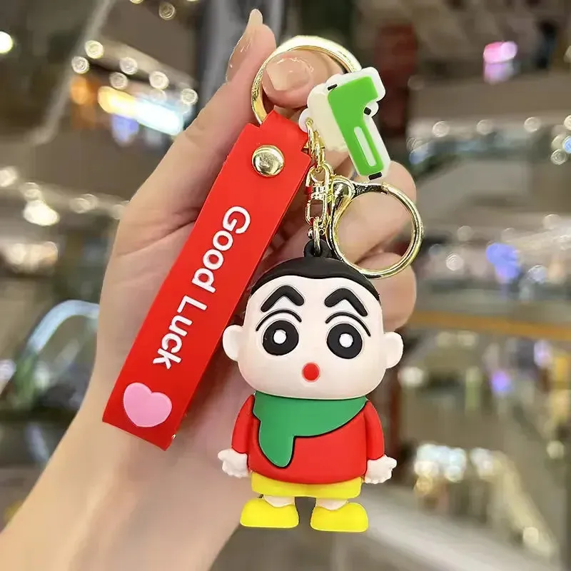 Shinchan Adventures Silicone Keychain