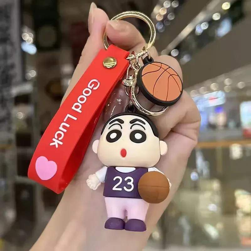 Shinchan Adventures Silicone Keychain