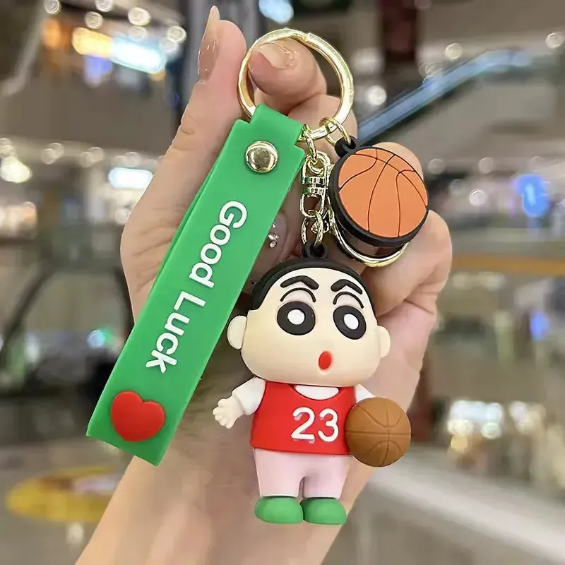 Shinchan Adventures Silicone Keychain