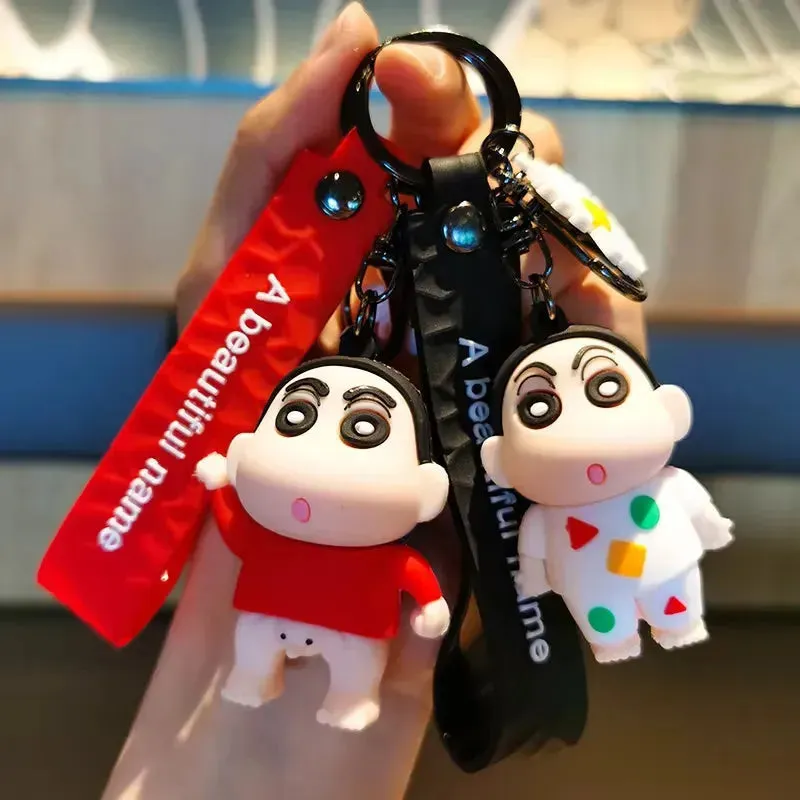 Shinchan Adventures Silicone Keychain
