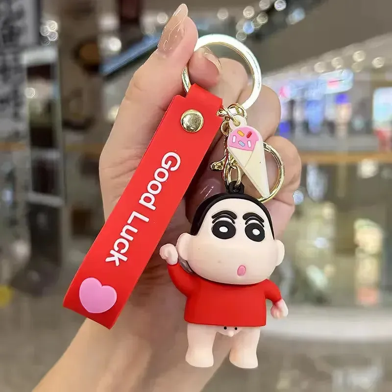 Shinchan Adventures Silicone Keychain