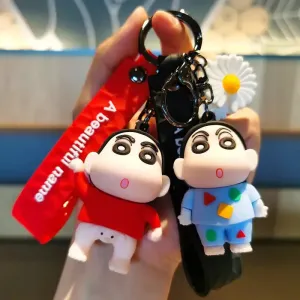 Shinchan Adventures Silicone Keychain