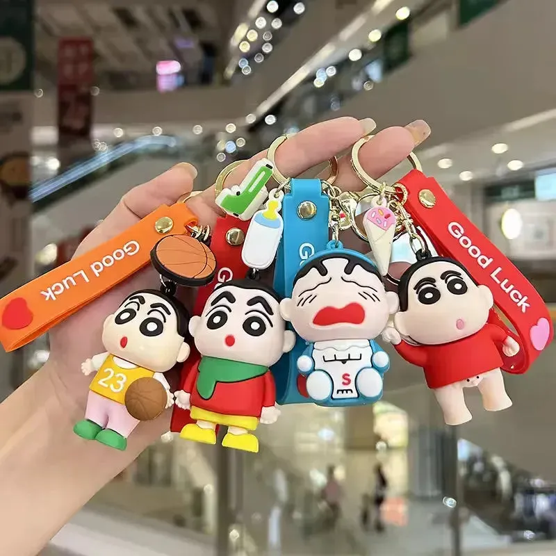 Shinchan Adventures Silicone Keychain