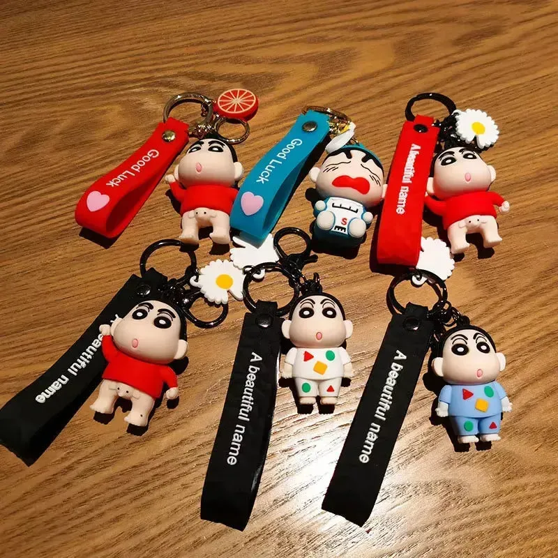 Shinchan Adventures Silicone Keychain
