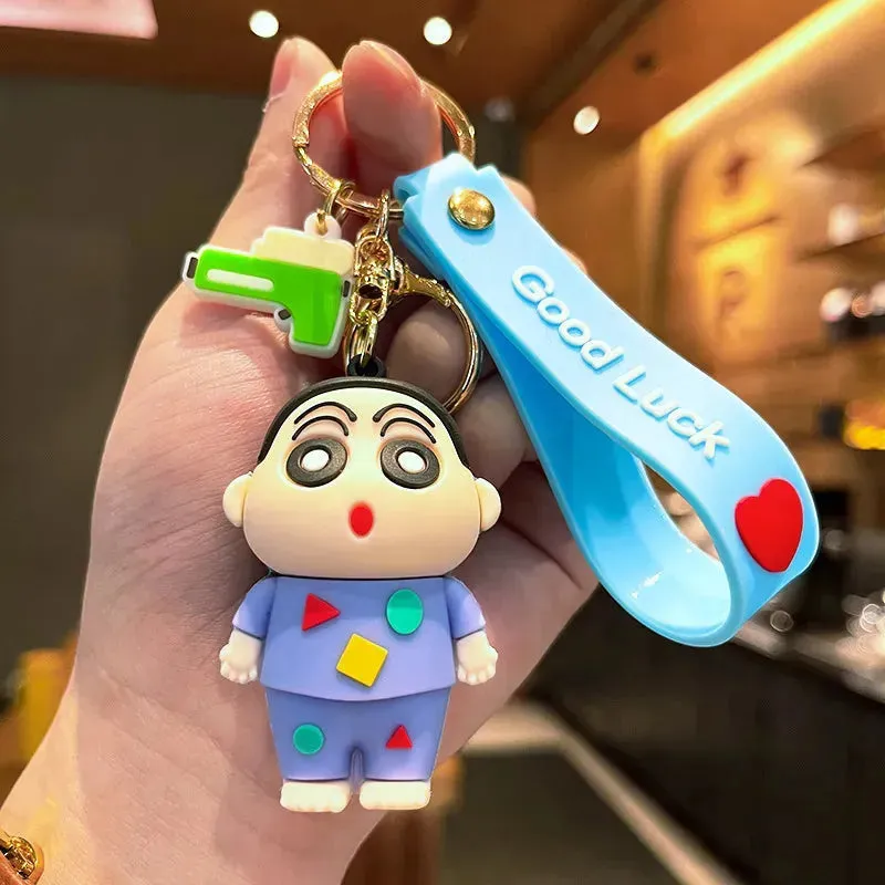 Shinchan Adventures Silicone Keychain