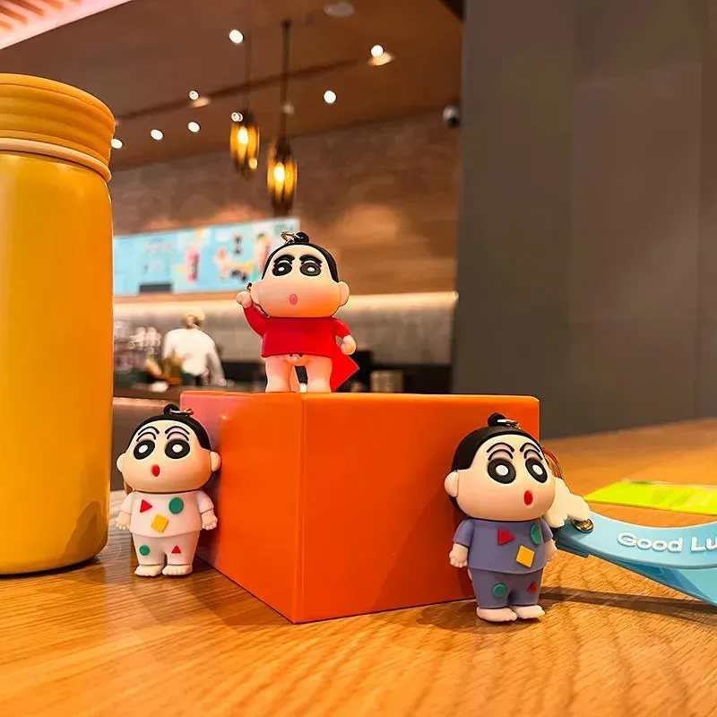 Shinchan Adventures Silicone Keychain