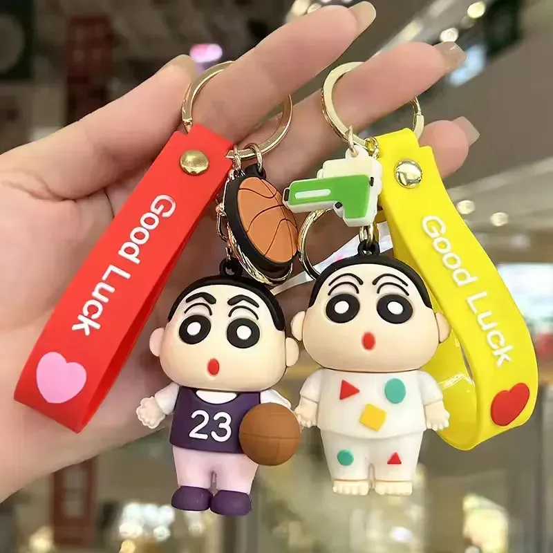 Shinchan Adventures Silicone Keychain