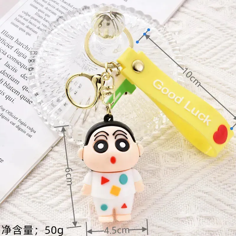 Shinchan Adventures Silicone Keychain