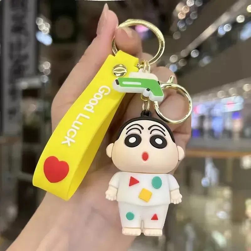 Shinchan Adventures Silicone Keychain