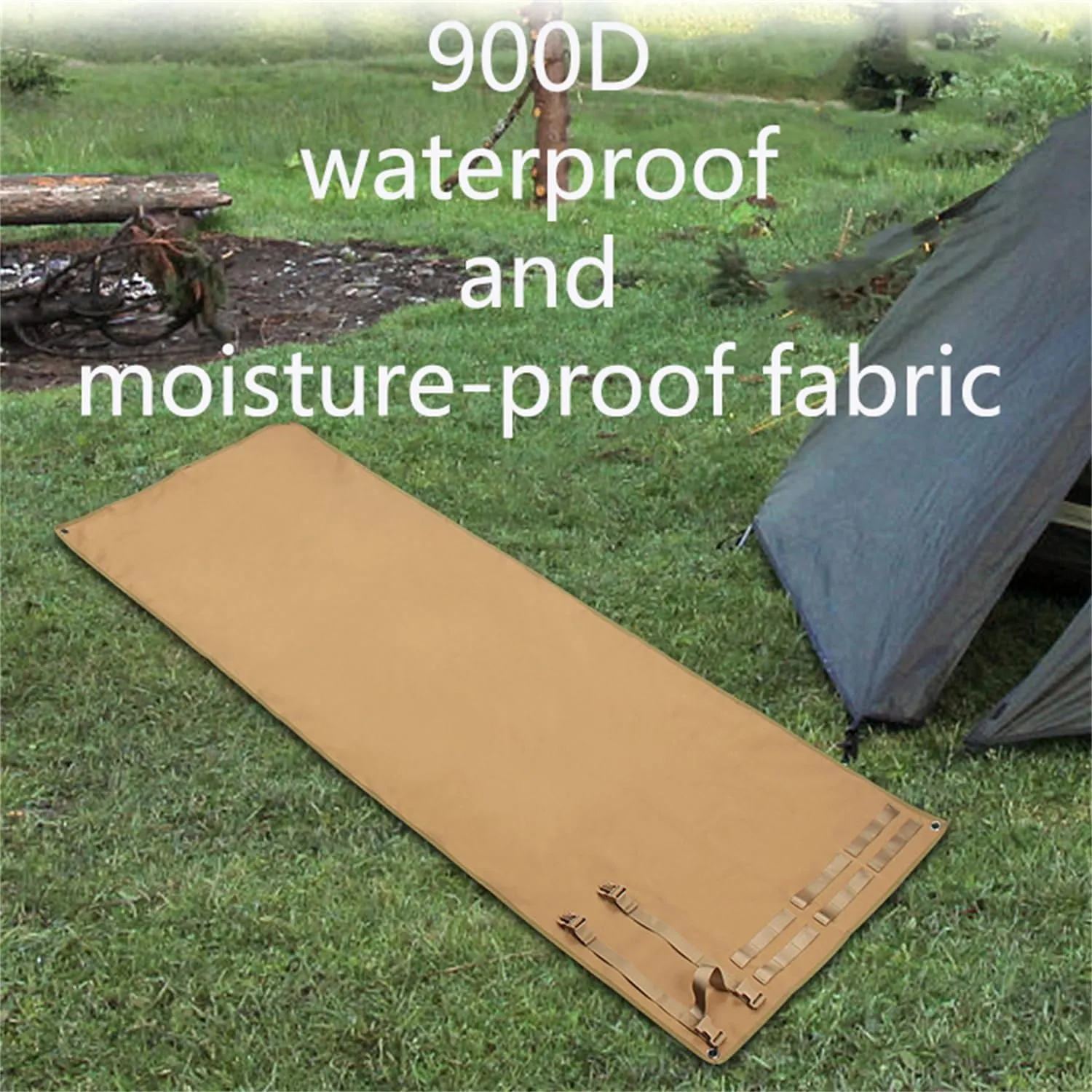 Shooting Mats Prone Padded Waterproof, Roll Up Shooting Mat Prone Rifle Shooter Mats Tactical Shooting Blanket Mat for Range Shooting Hunting (Ruins Camouflage)
