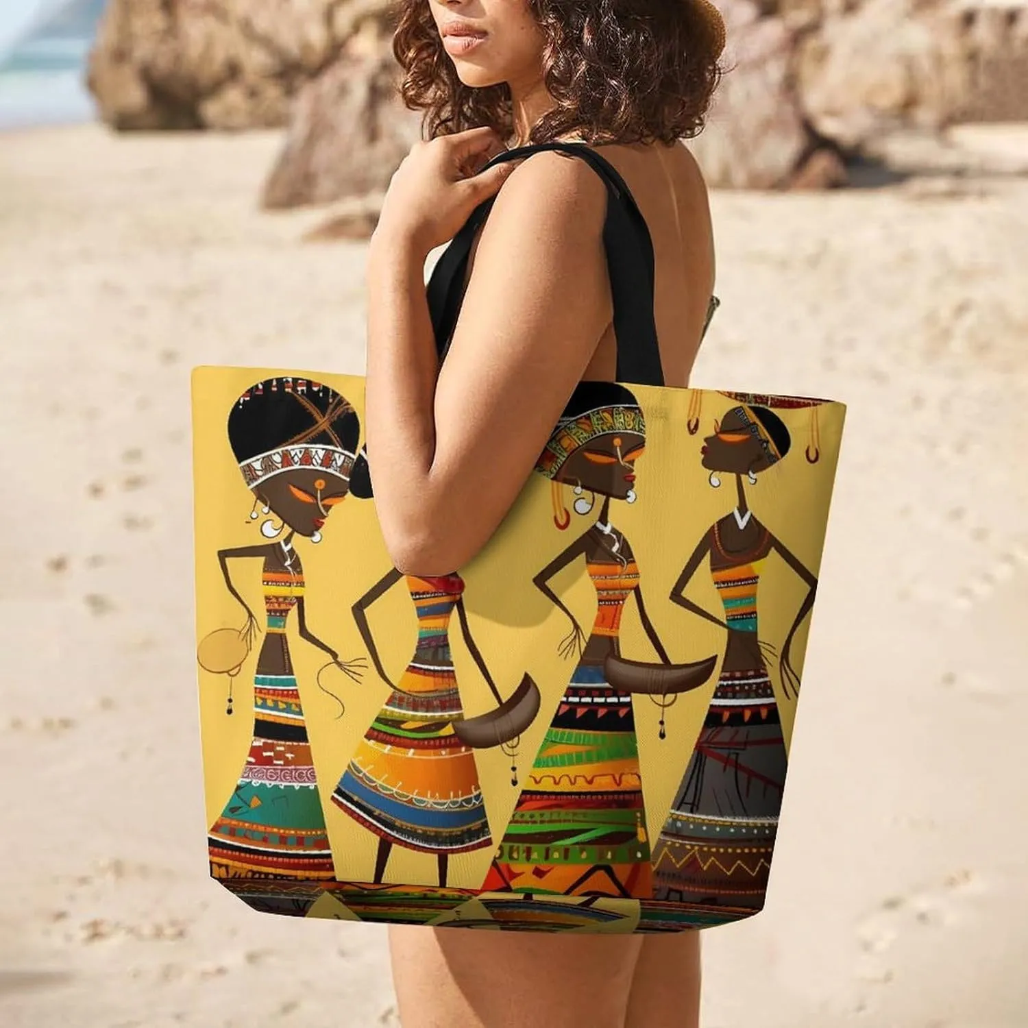 Shopping Bag for Women Rocks And Pebbles Tote Bag Large Capacity Shoulder Bag for Groceries Travel
