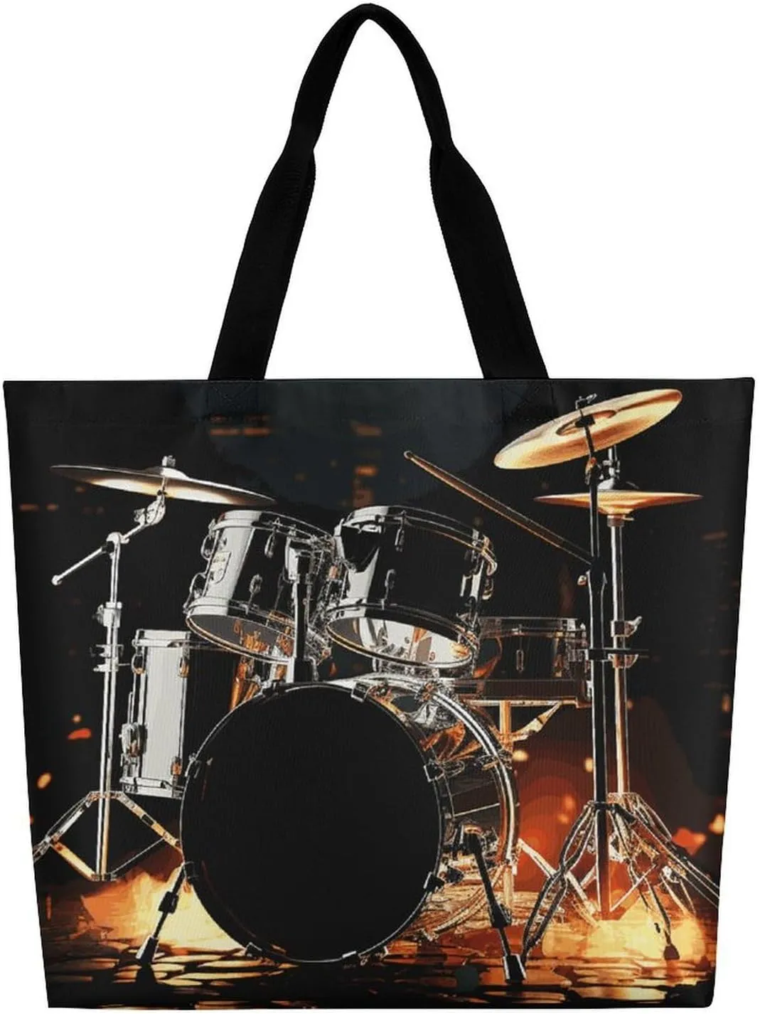 Shopping Bag for Women, Steampunk Clock Tote Bag, Large Capacity Shoulder Bags for Groceries Travel