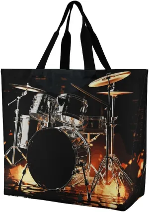 Shopping Bag for Women, Steampunk Clock Tote Bag, Large Capacity Shoulder Bags for Groceries Travel