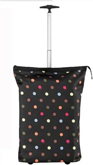 Shopping Cart Folding Shopping Cart Portable Tug Bag Shopping Trolley Storage Bag Luggage Cart Bag for Groceries, Shopping, Laundry Utility Cart