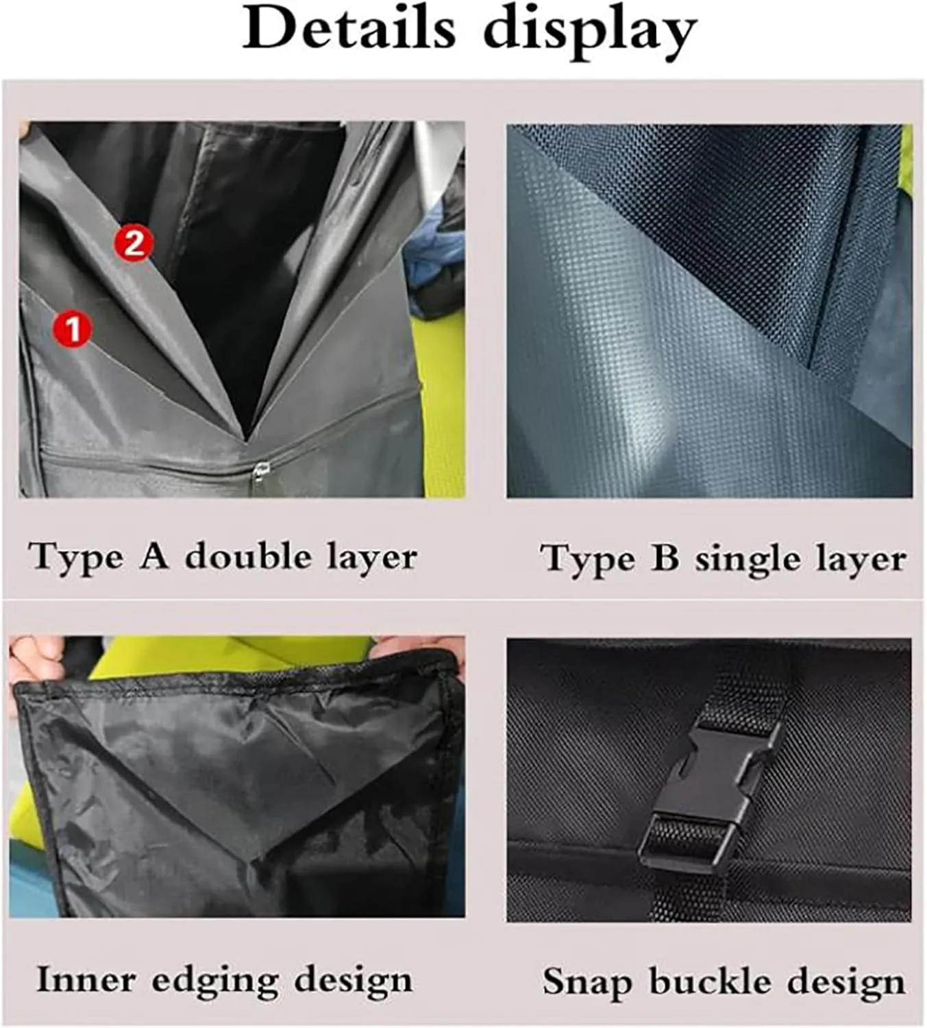 Shopping Cart Replacement Bag, Waterproof Oxford Cloth Replacement Bag, Shopping Trolley Replacement Bag with Side Pocket(F)